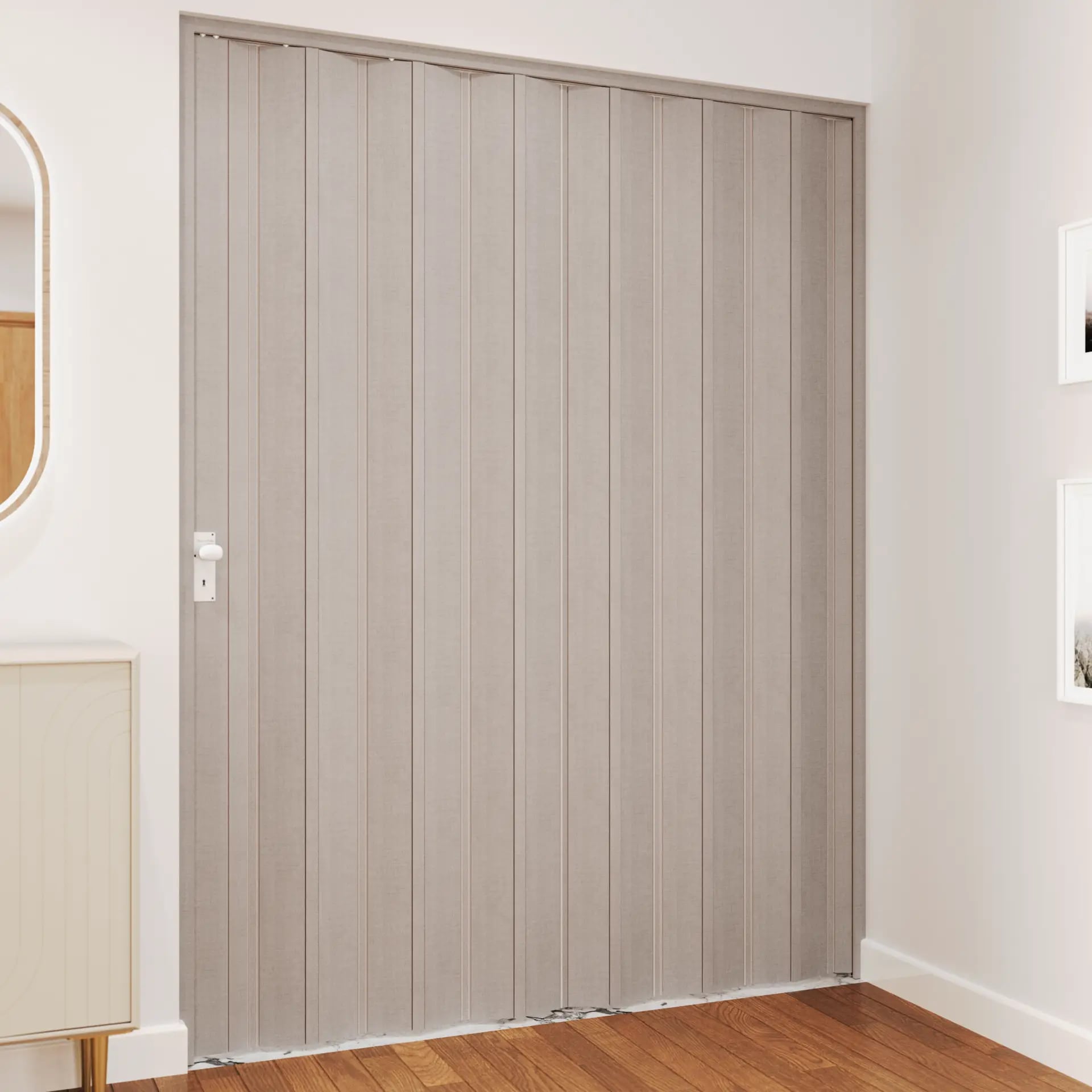 Wood-look Folding Doors