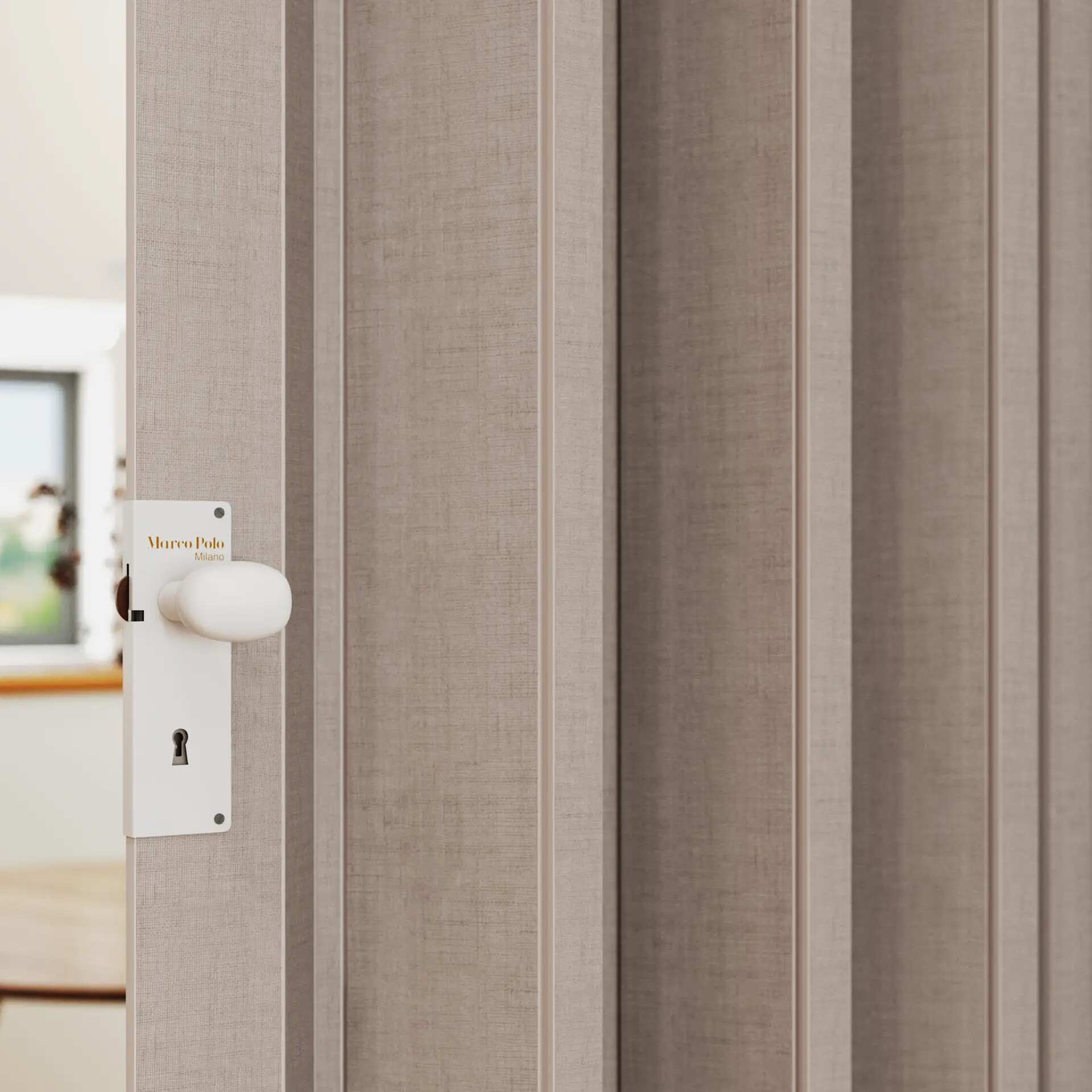 Wood-look Folding Doors