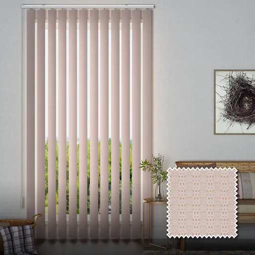 127mm Tissue Vertical Blinds