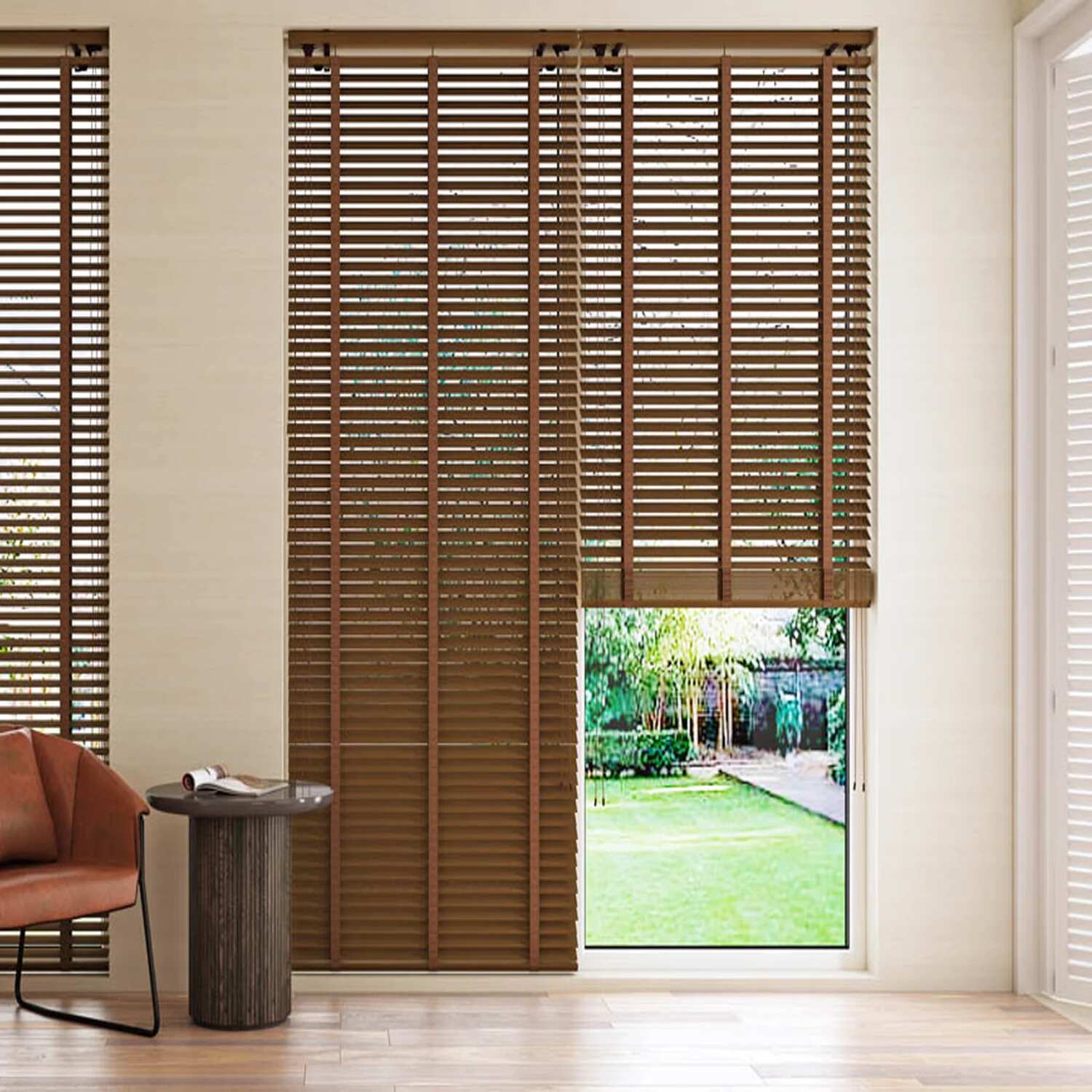 50mm Vintage Wooden Venetian Blinds | Sedar UAE