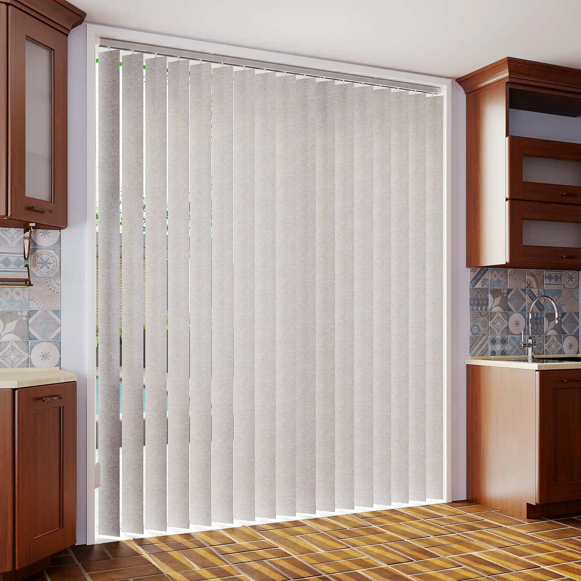 127mm Tissue Vertical Blinds