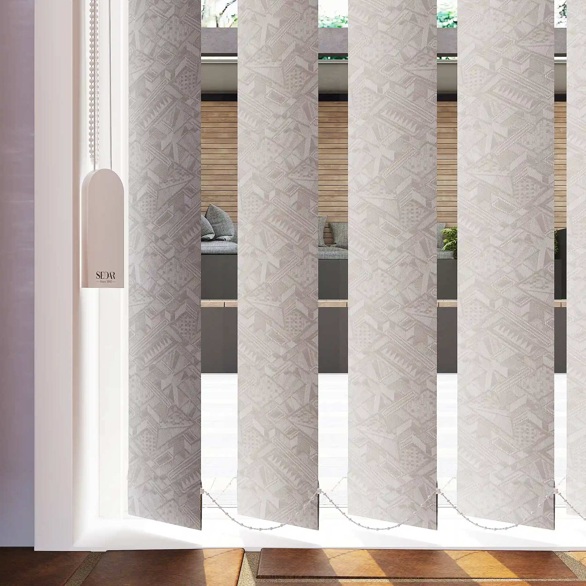127mm Tissue Vertical Blinds