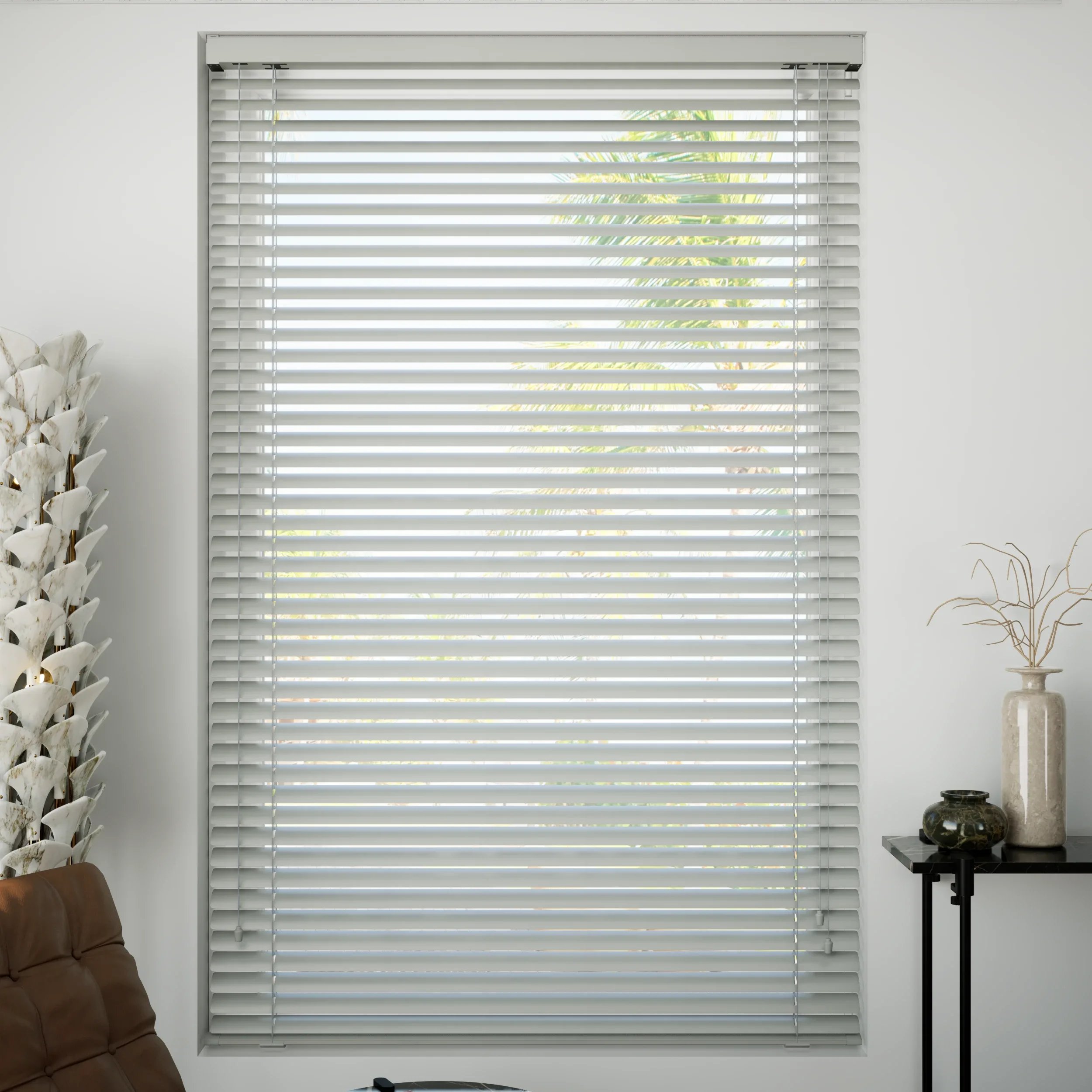 ستائر شرائح الألمنيوم الكلاسيكية 50 مم