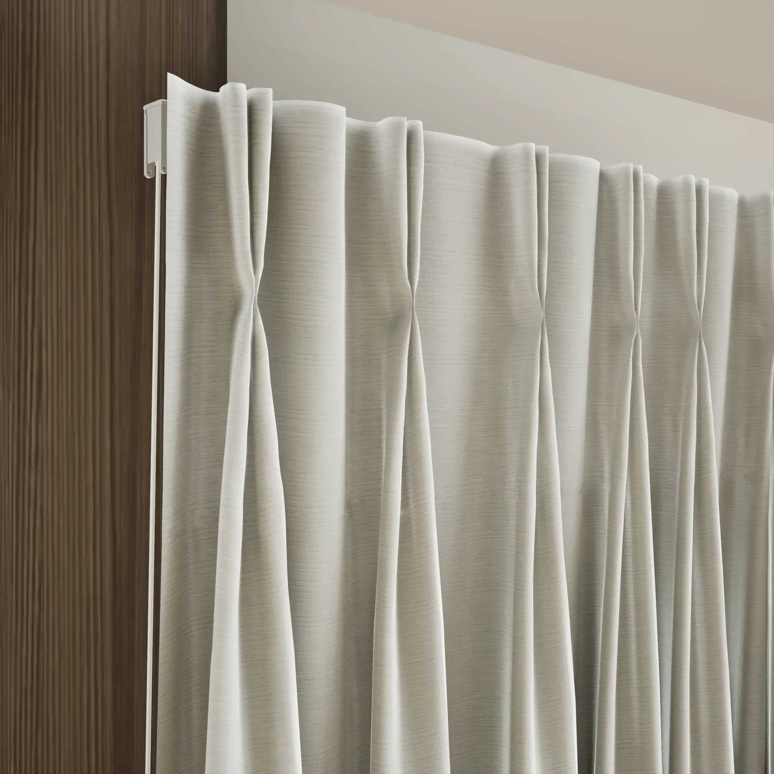 Cortinas con pliegues