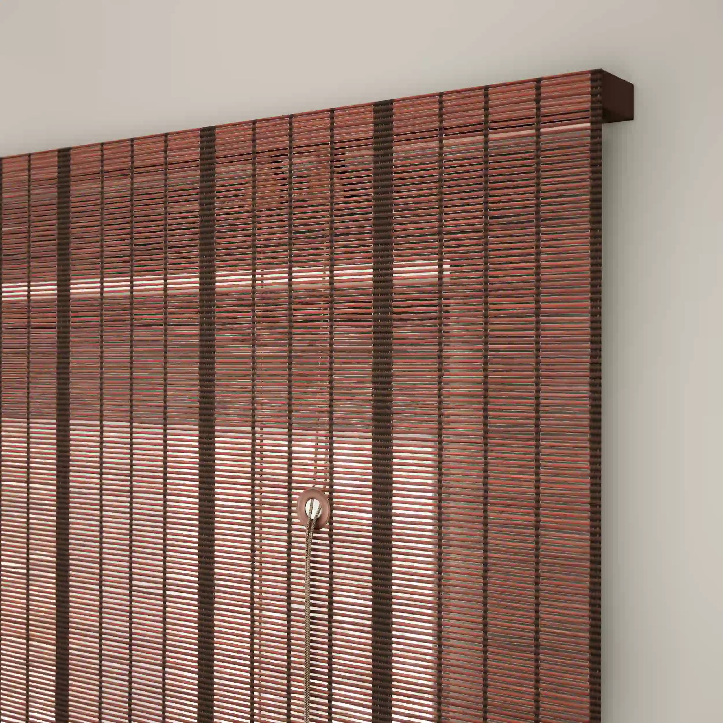 Woven Bamboo Roman Shades