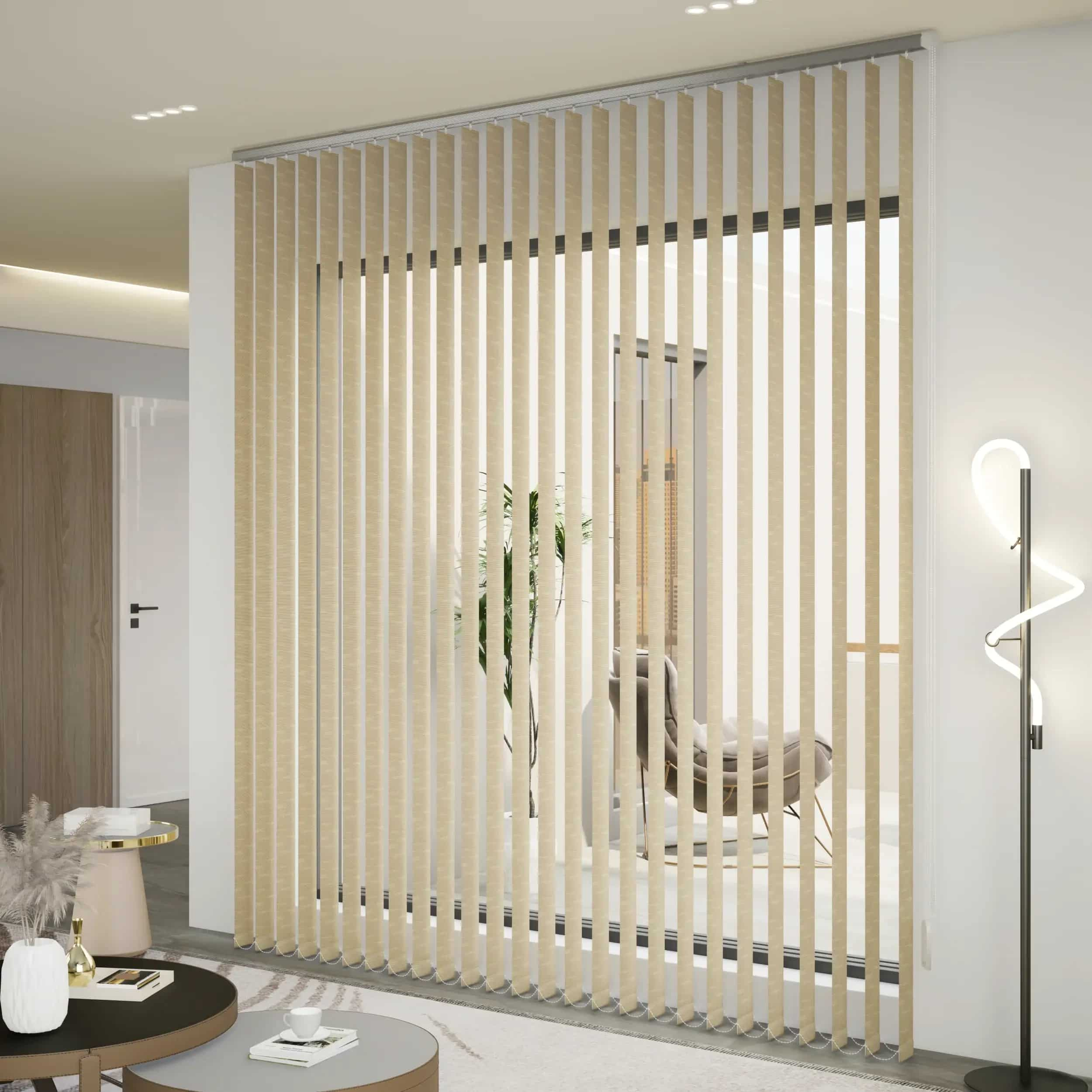 89mm Tissue Vertical Blinds