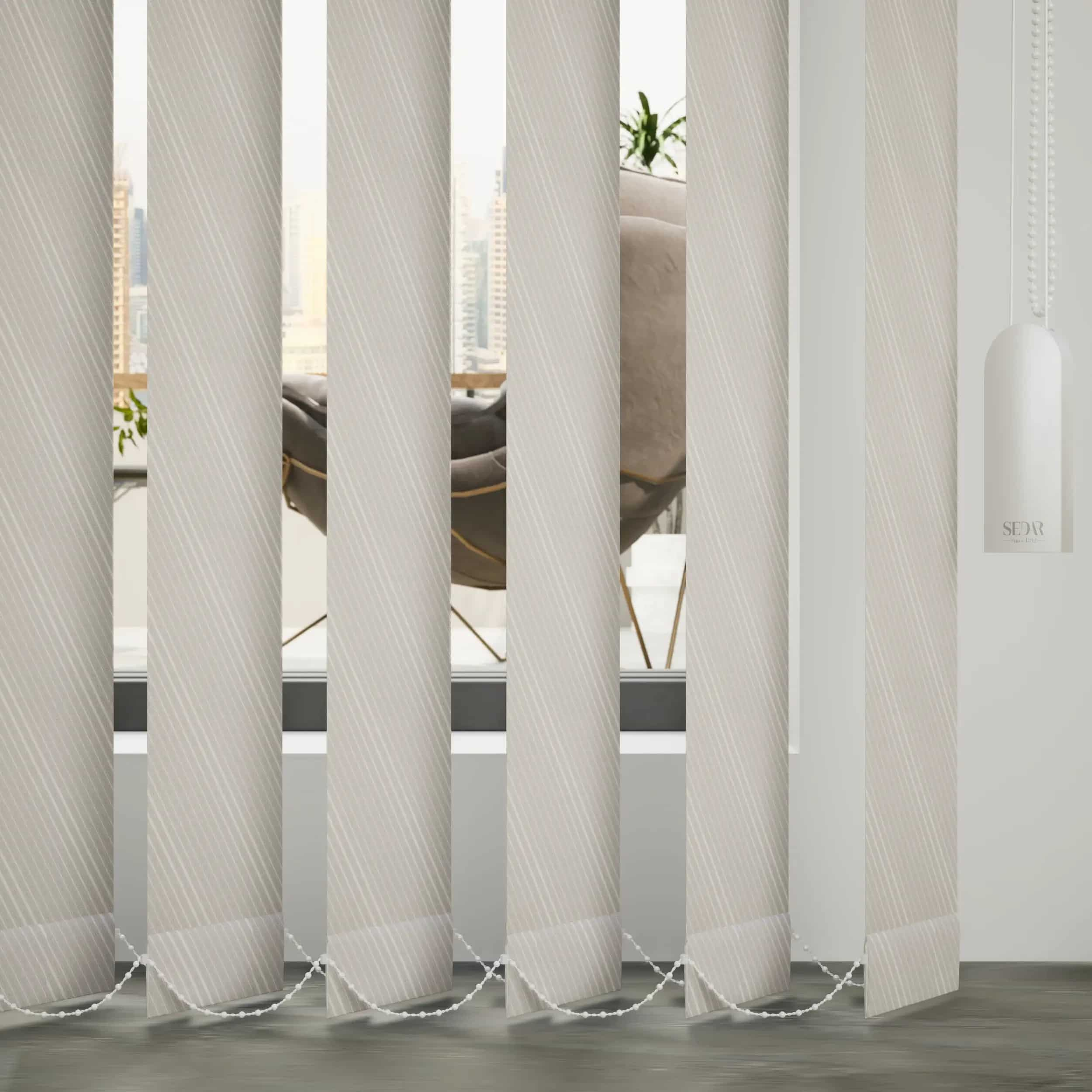 89mm Tissue Vertical Blinds