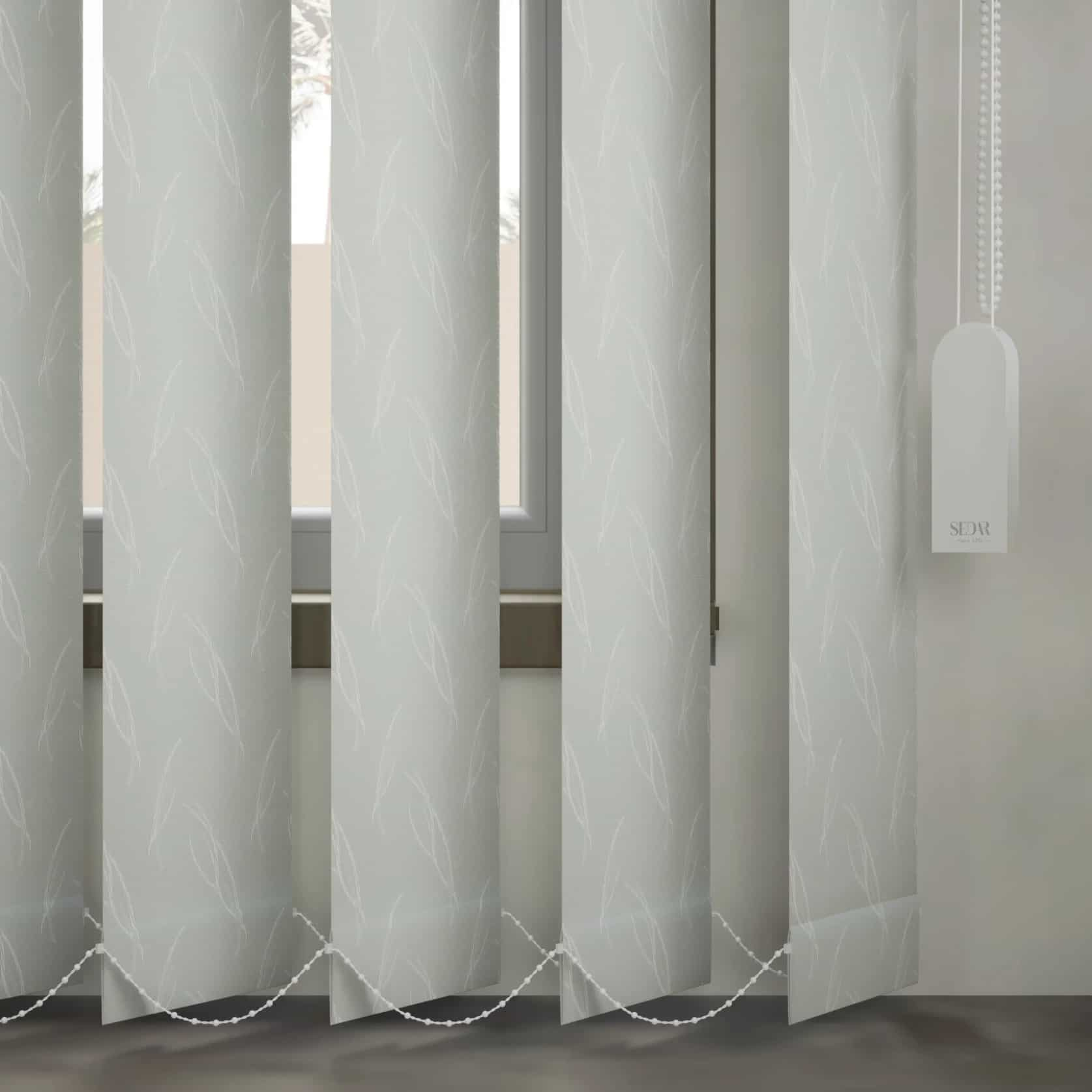 127mm Tissue Vertical Blinds