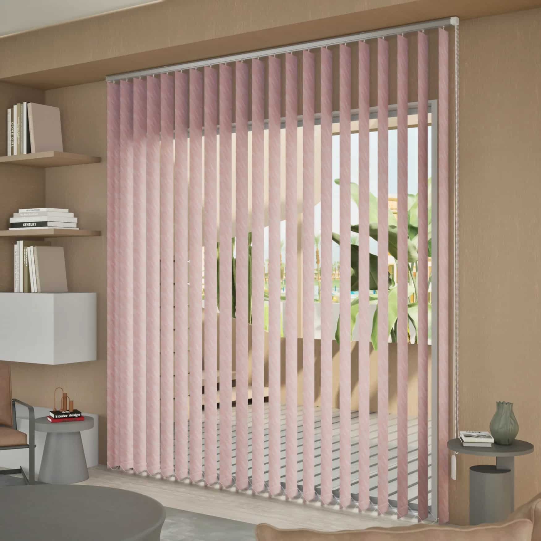 127mm Tissue Vertical Blinds