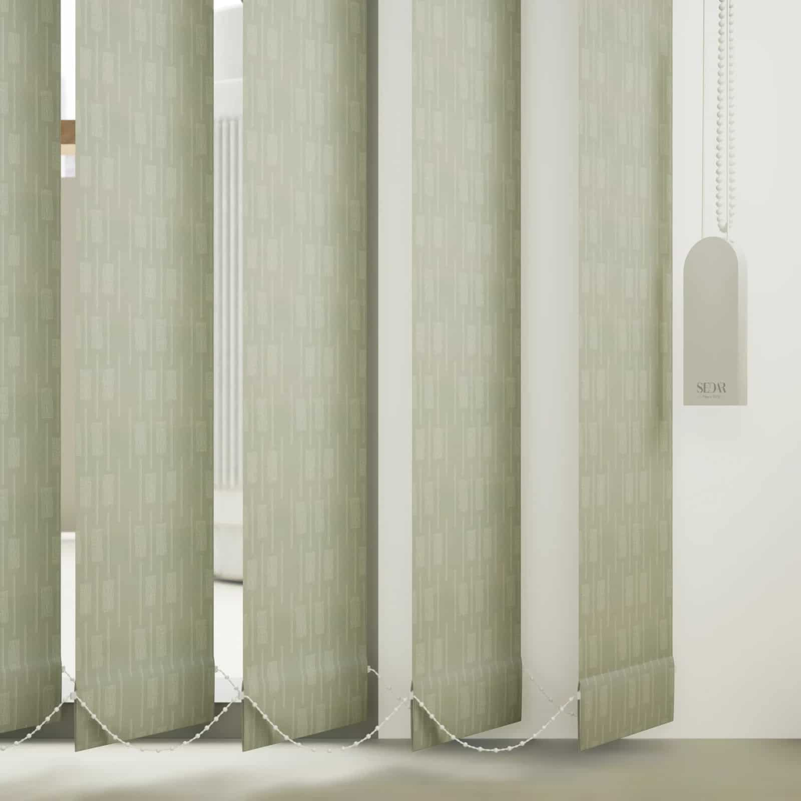 127mm Tissue Vertical Blinds