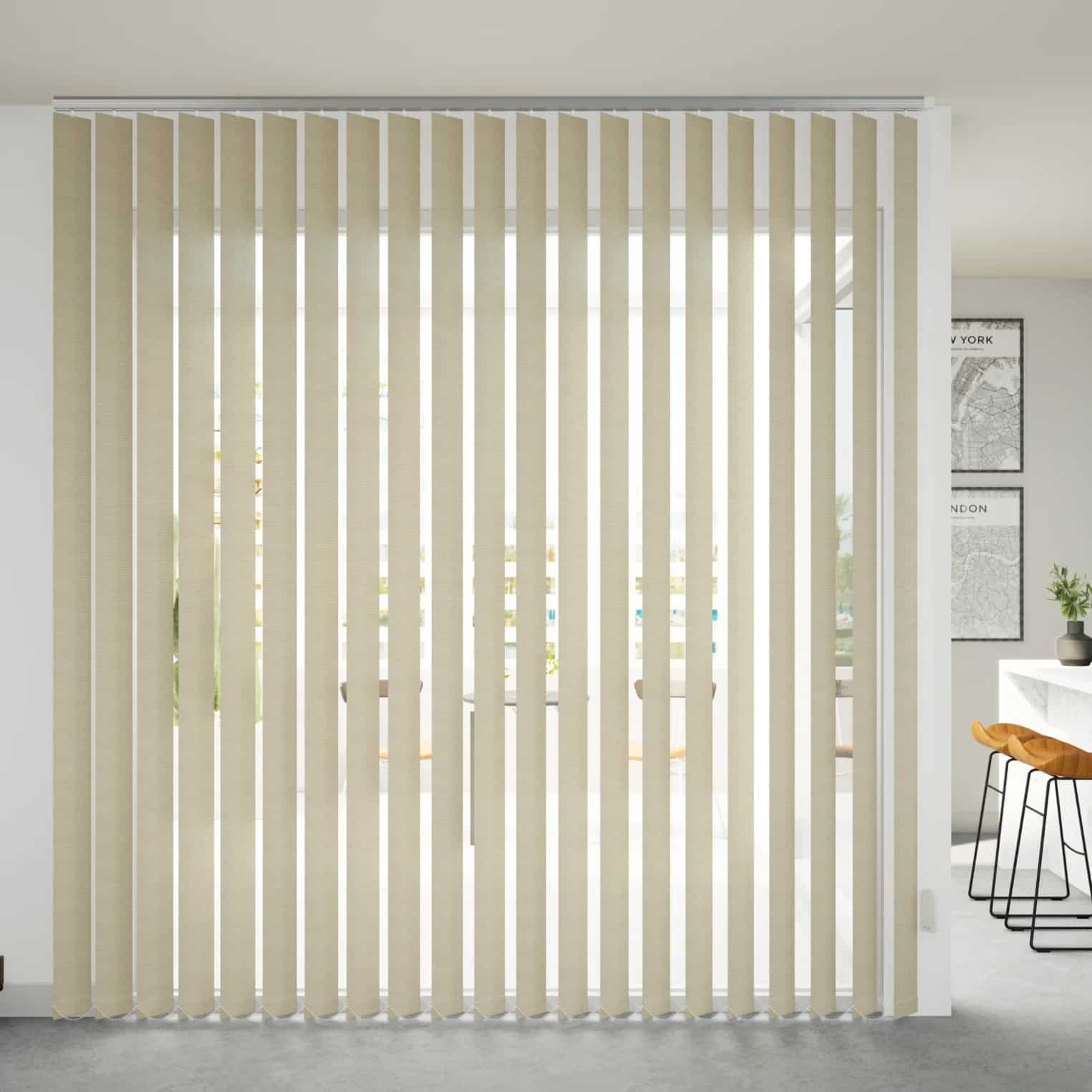 127mm Tissue Vertical Blinds