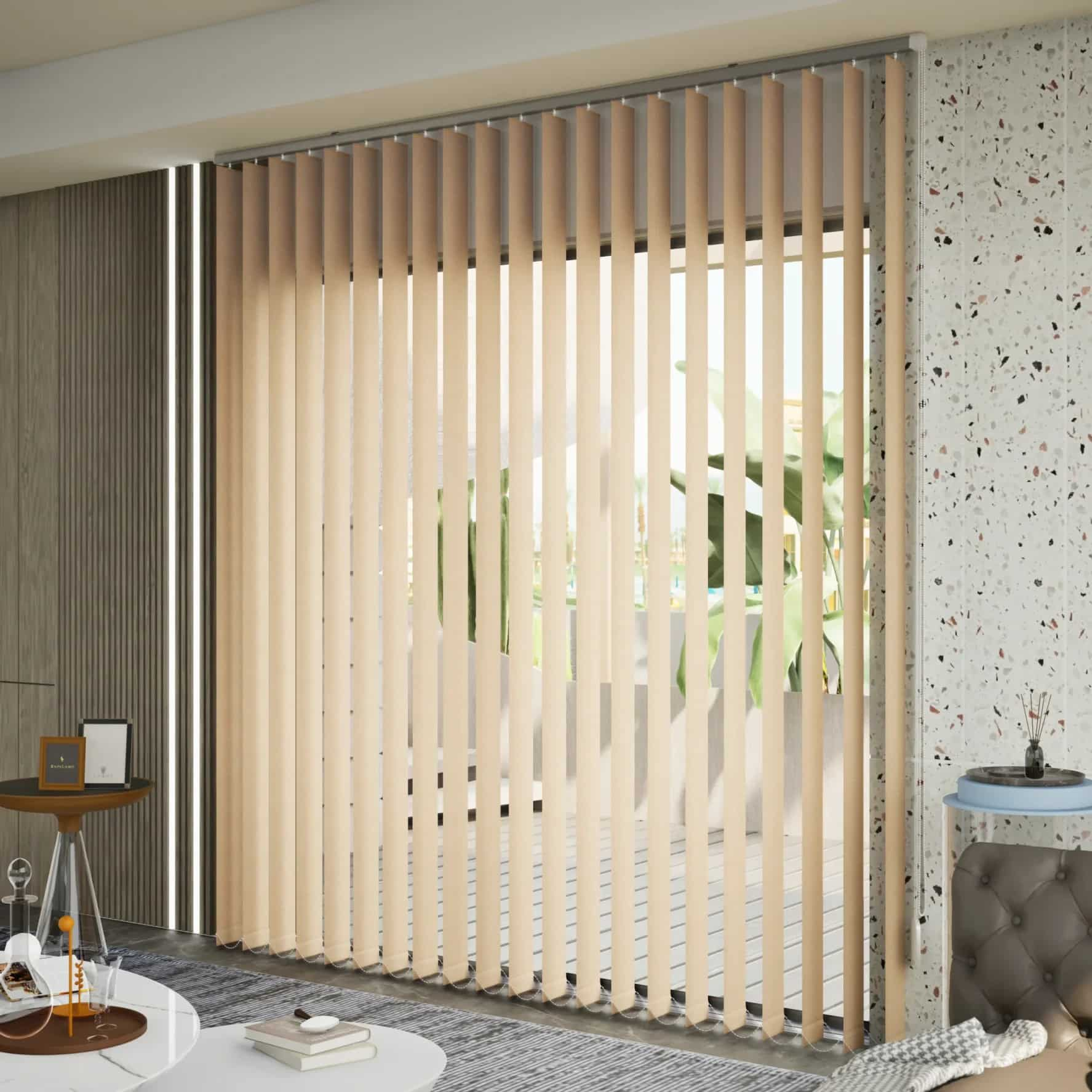 127mm Tissue Vertical Blinds