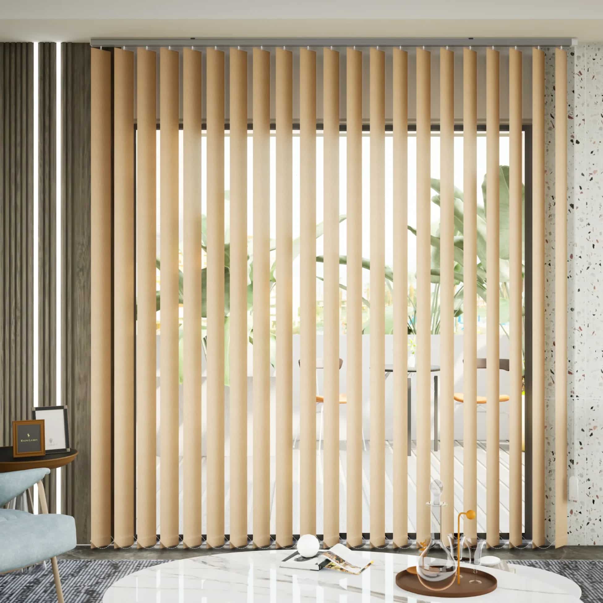 127mm Tissue Vertical Blinds