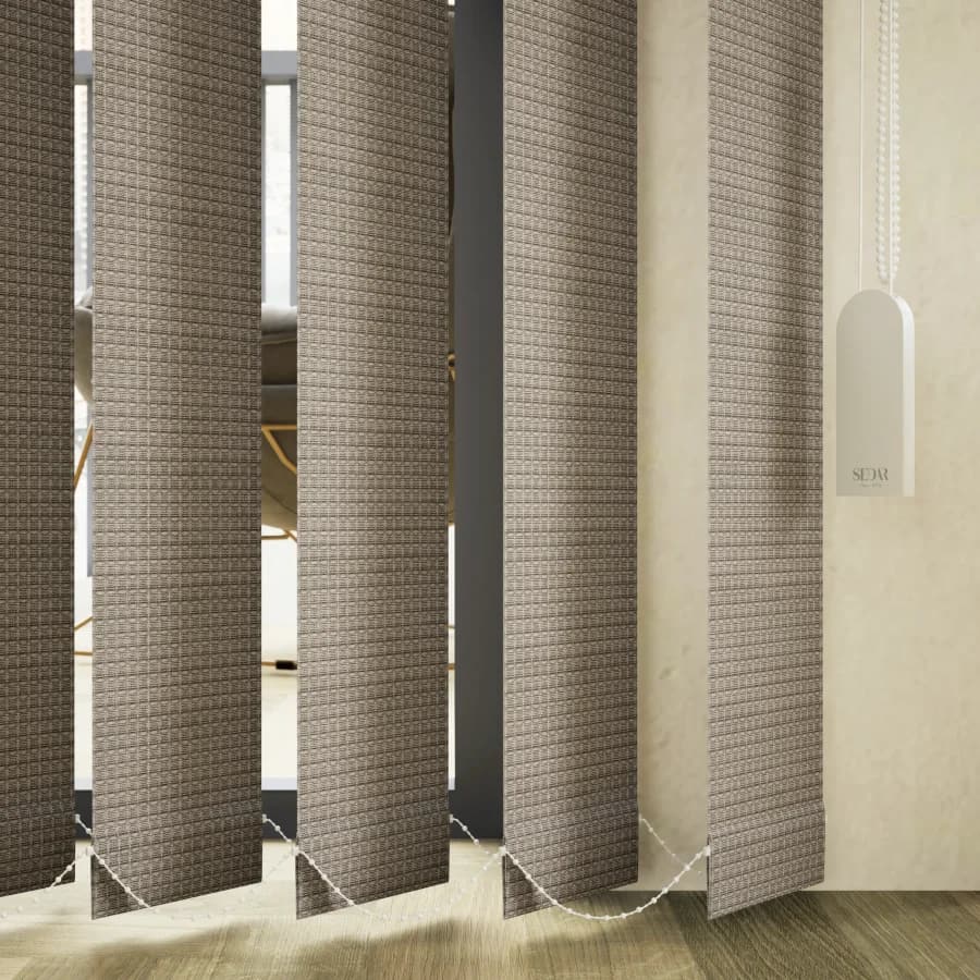 127mm Tissue Vertical Blinds