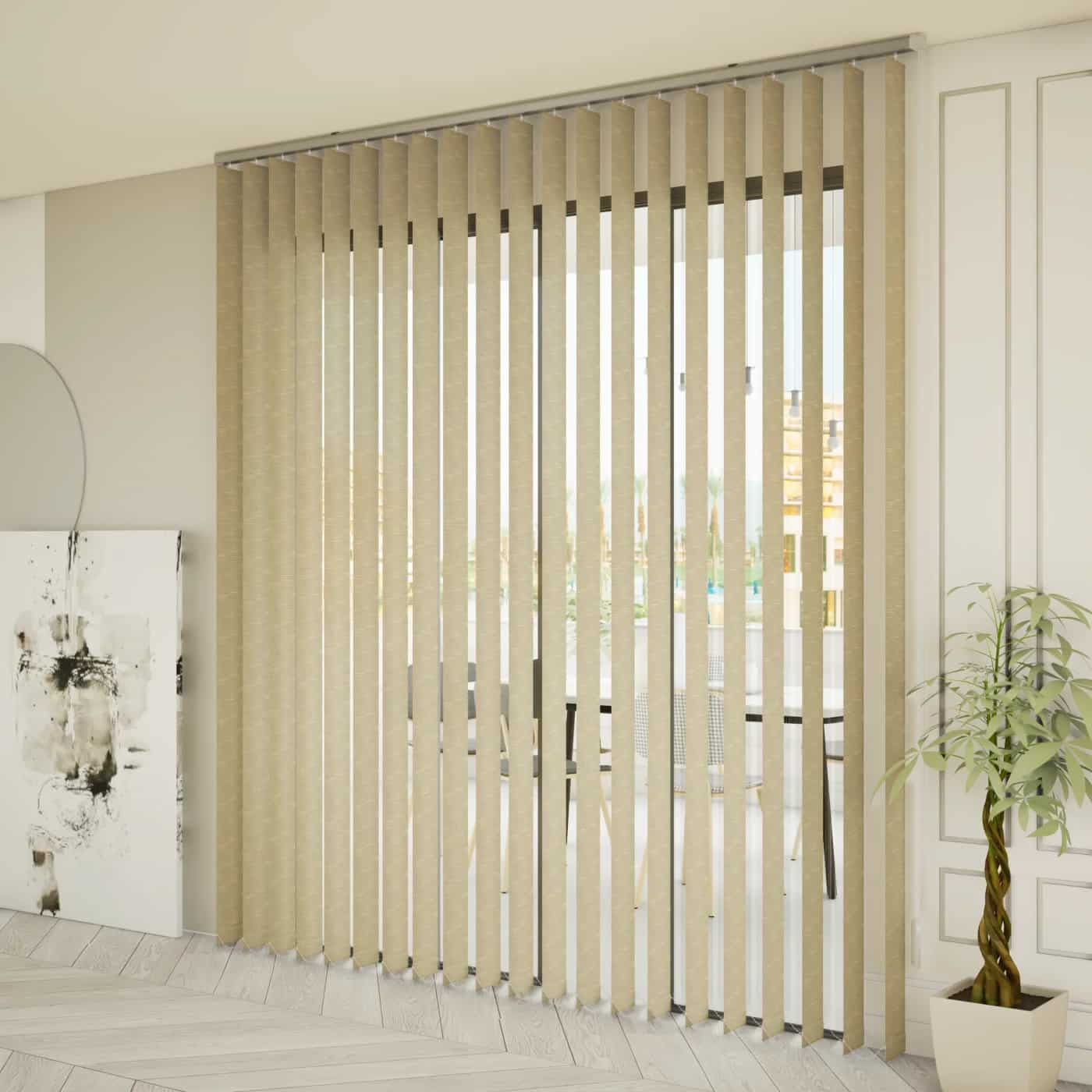 127mm Tissue Vertical Blinds