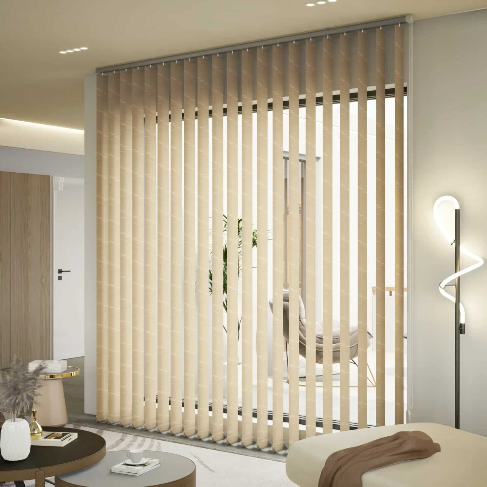 127mm Tissue Vertical Blinds