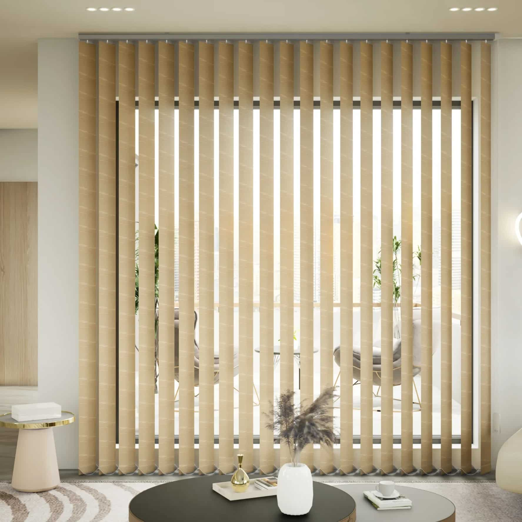 127mm Tissue Vertical Blinds