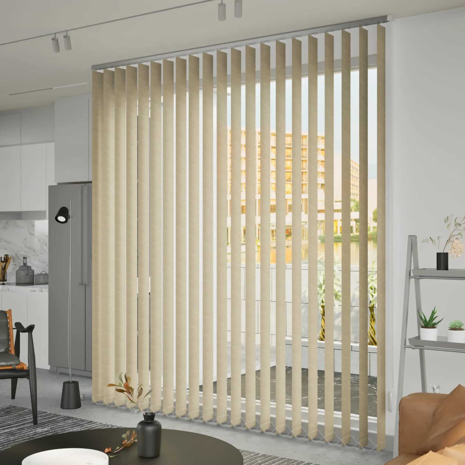 127mm Tissue Vertical Blinds