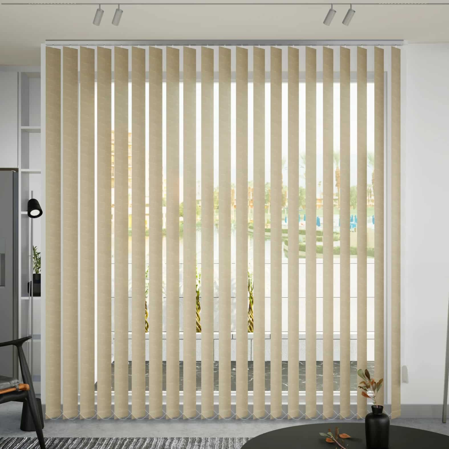 127mm Tissue Vertical Blinds