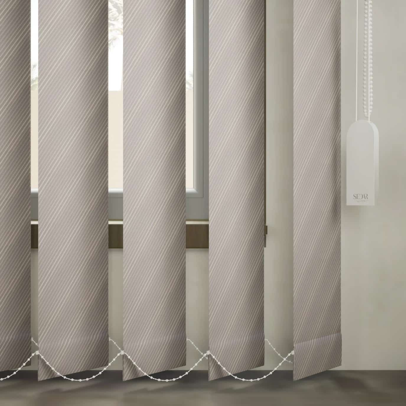 127mm Tissue Vertical Blinds