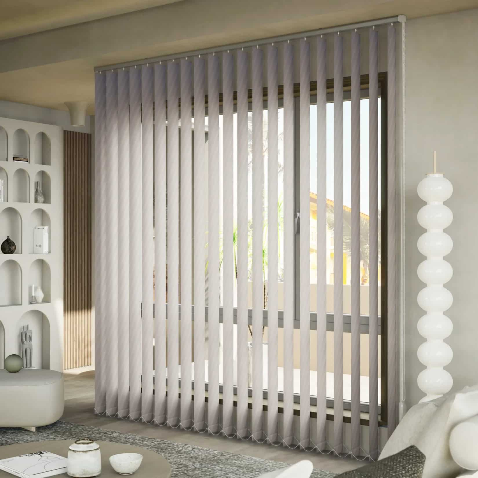 127mm Tissue Vertical Blinds