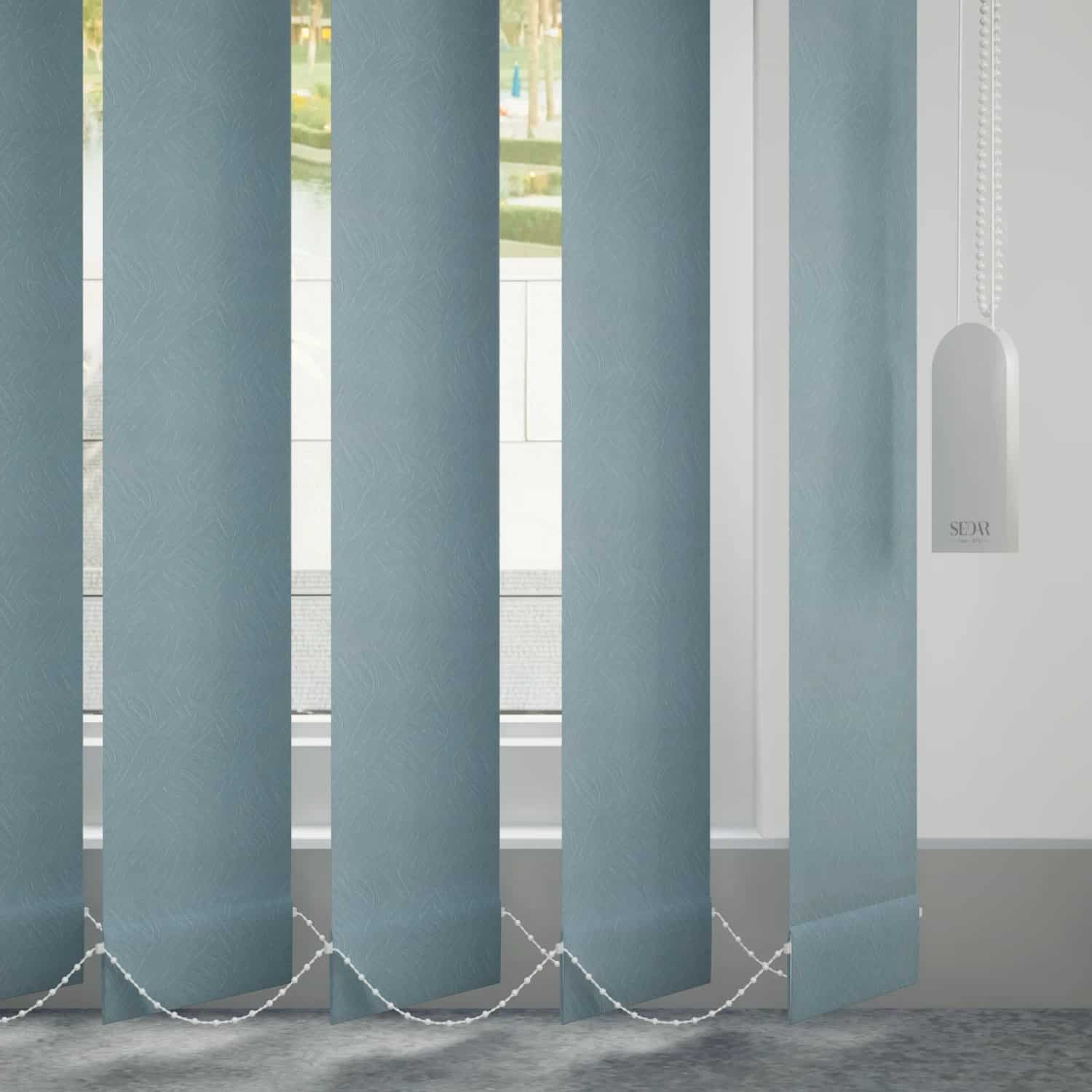 127mm Tissue Vertical Blinds