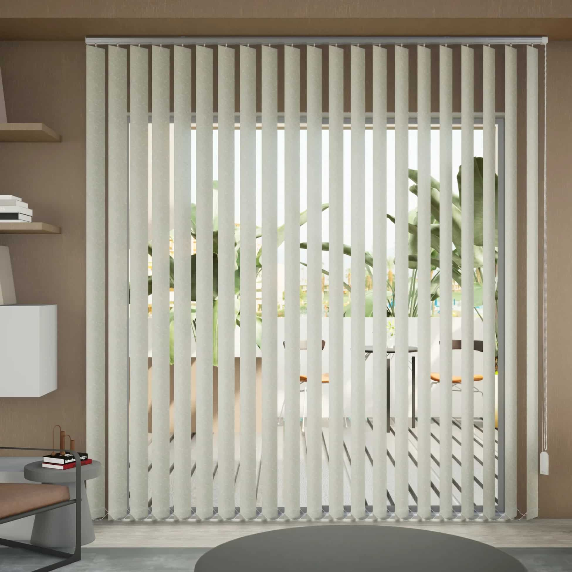 127mm Tissue Vertical Blinds