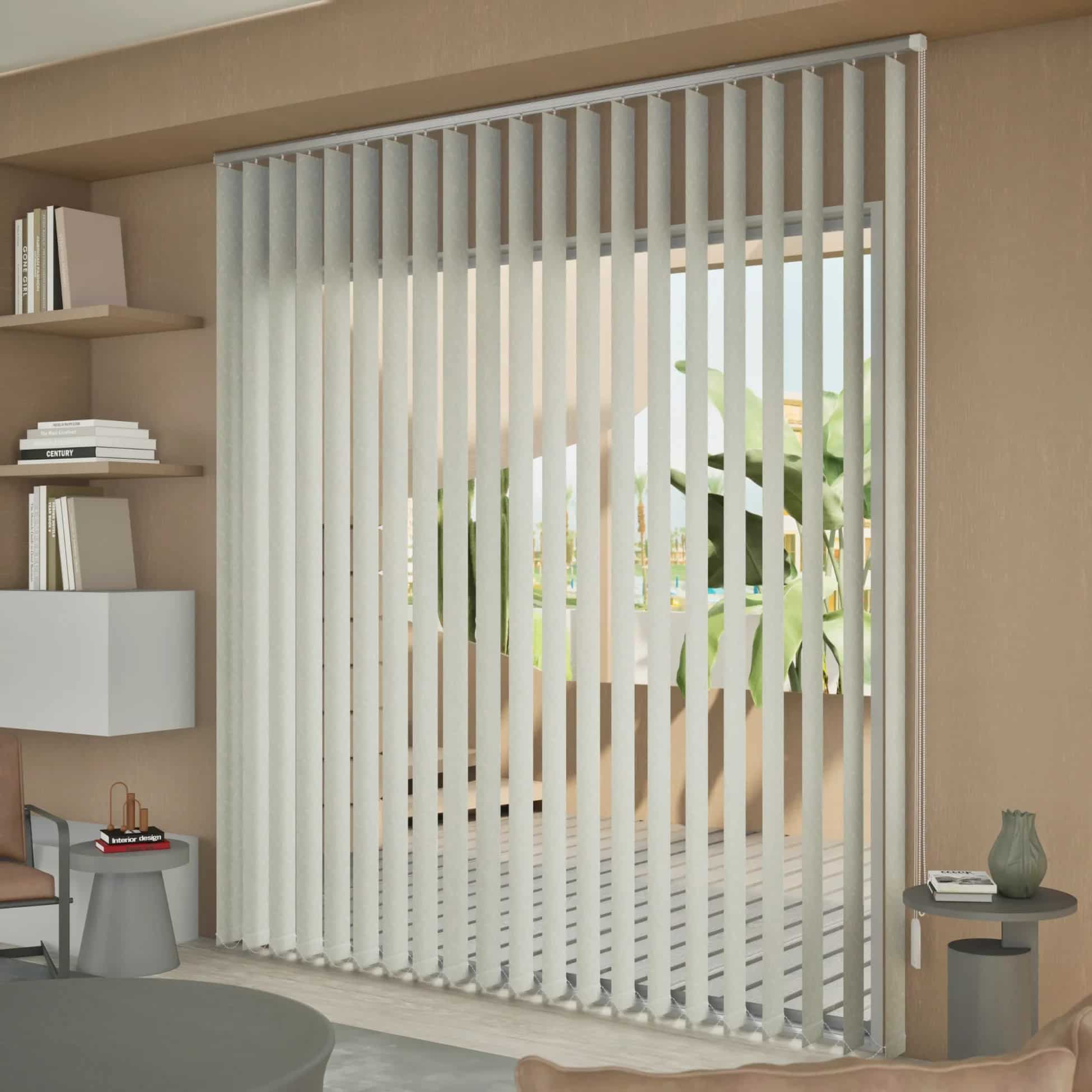 127mm Tissue Vertical Blinds