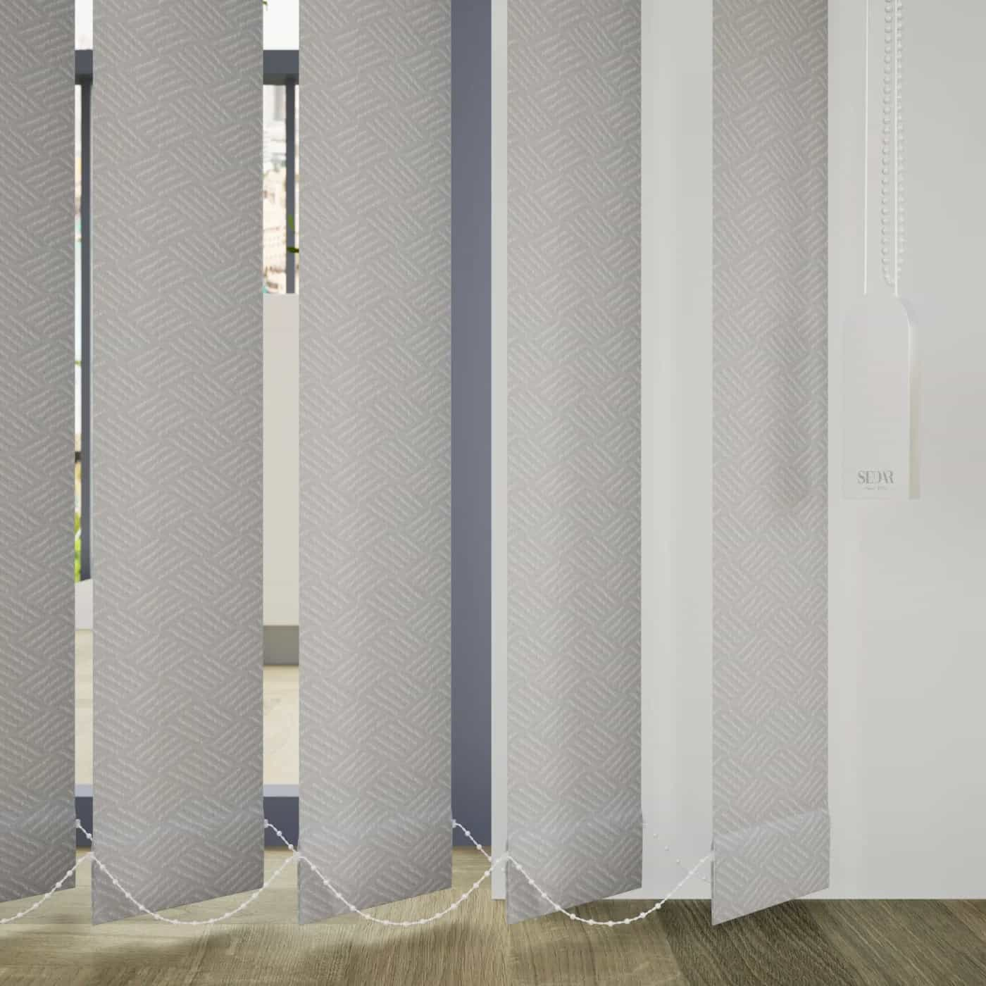 127mm Tissue Vertical Blinds