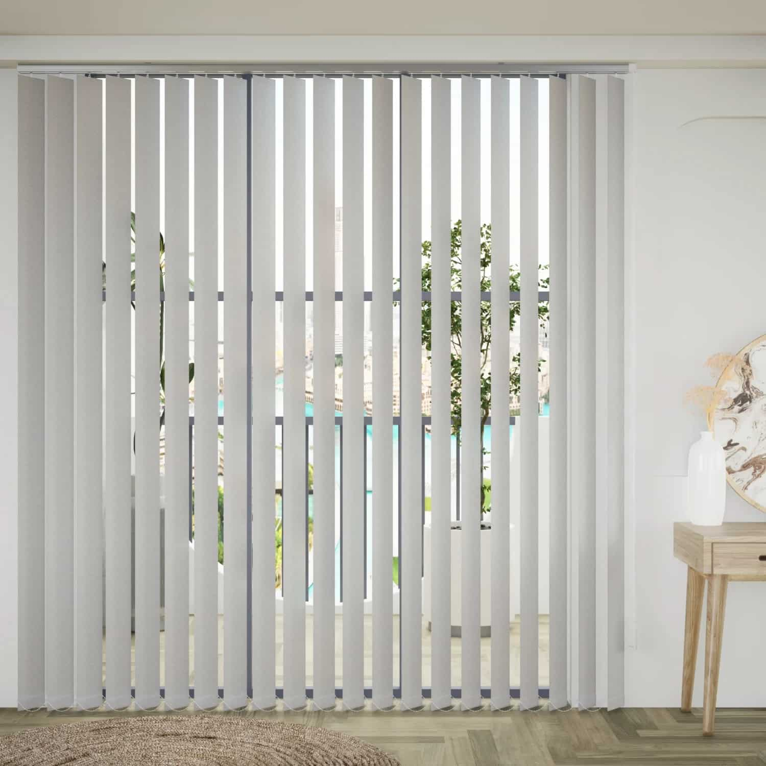 127mm Tissue Vertical Blinds