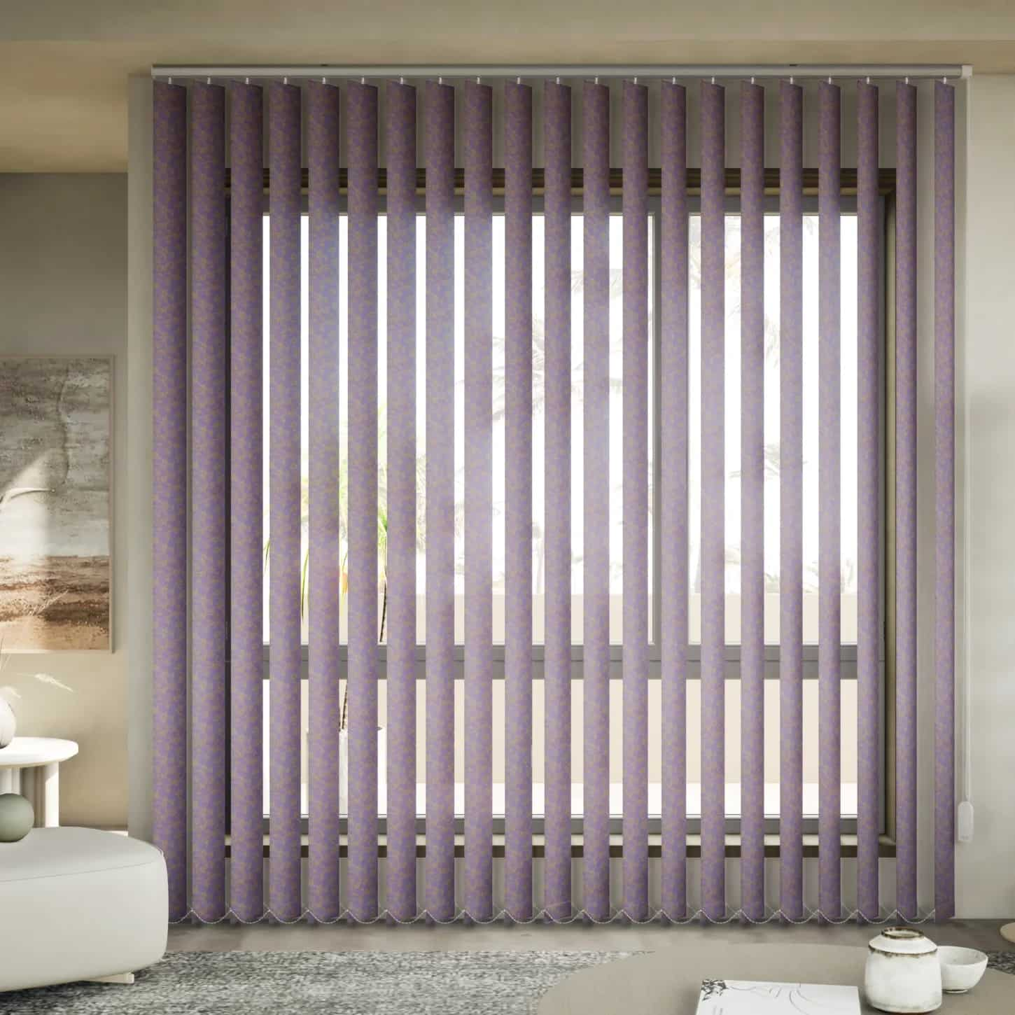 127mm Tissue Vertical Blinds