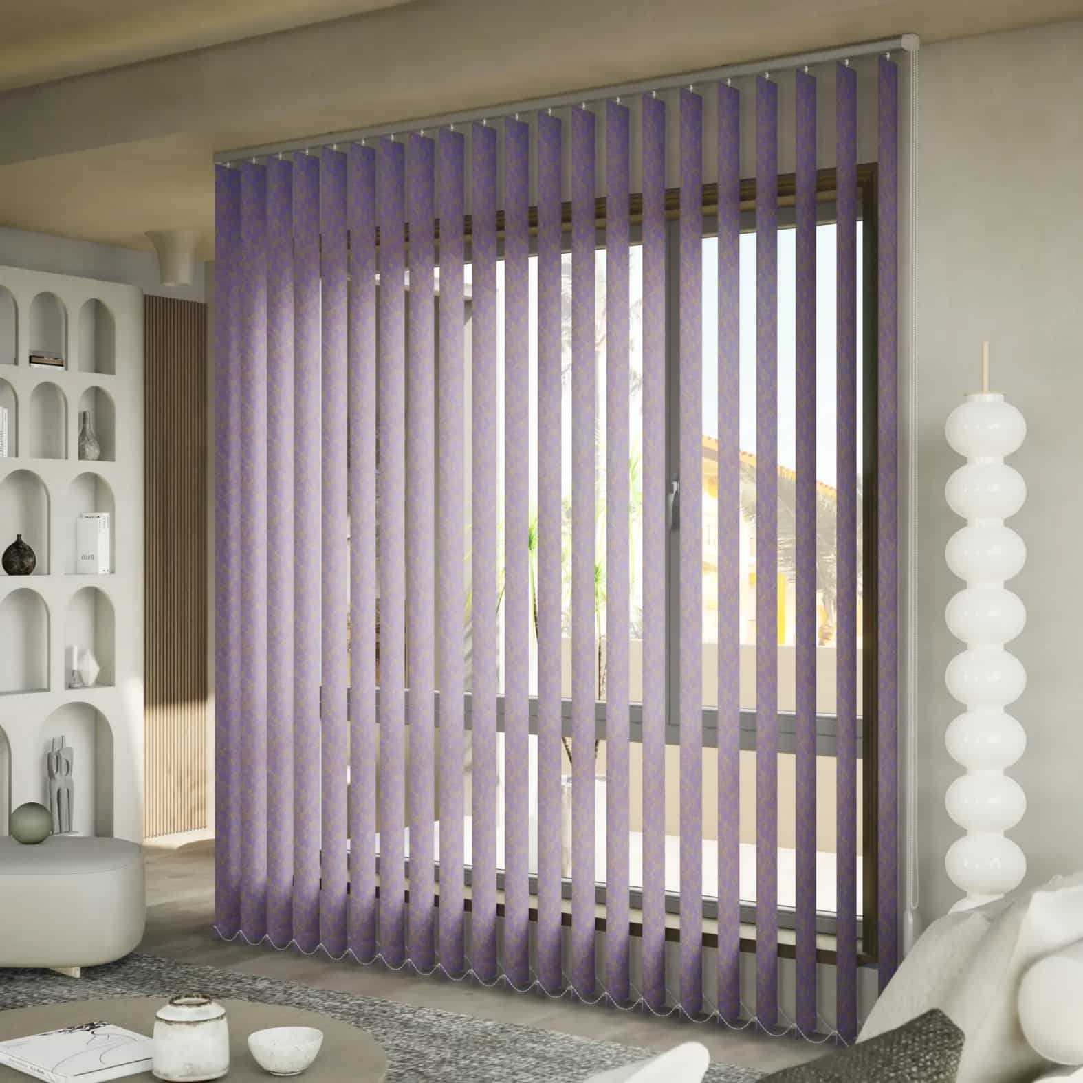 127mm Tissue Vertical Blinds