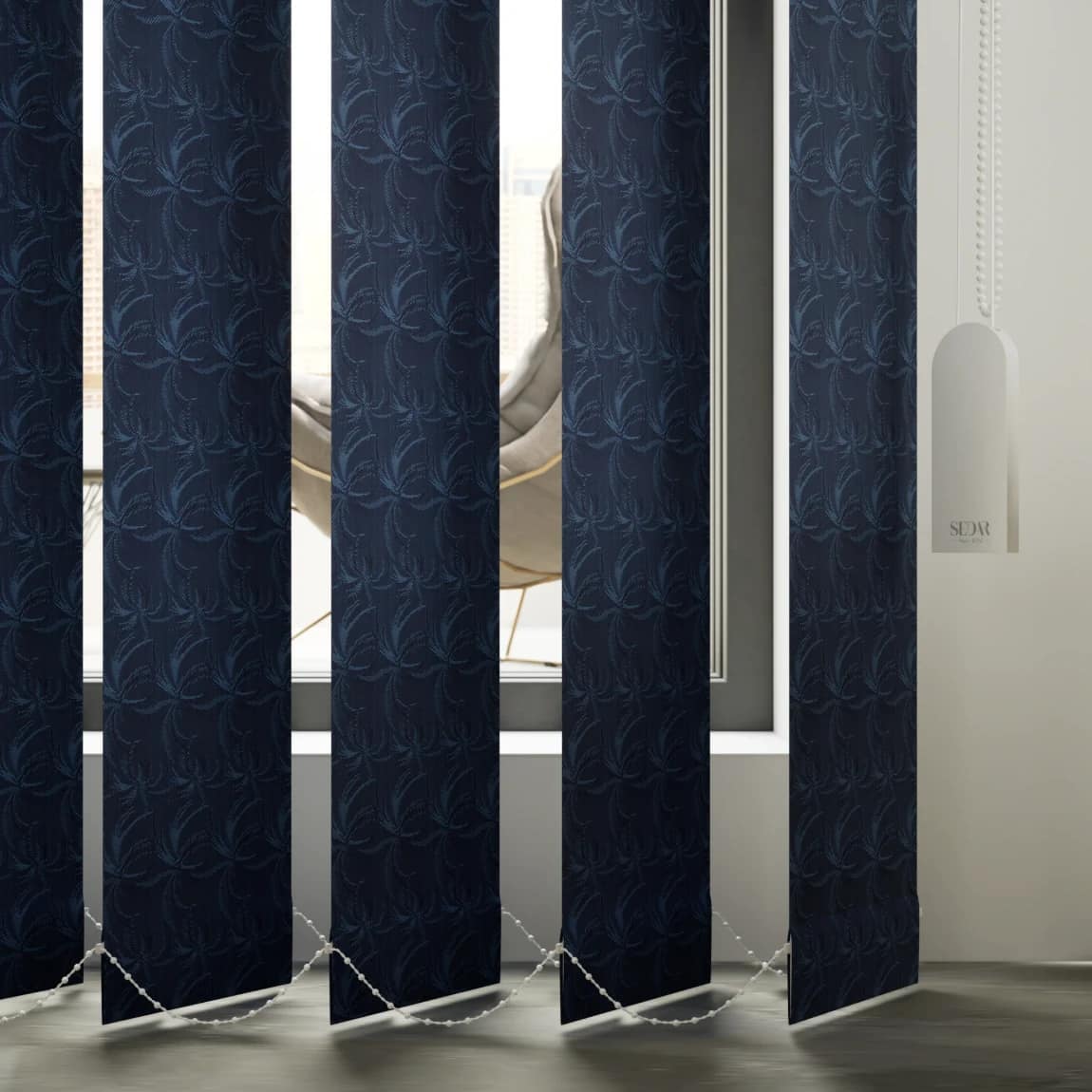 127mm Tissue Vertical Blinds