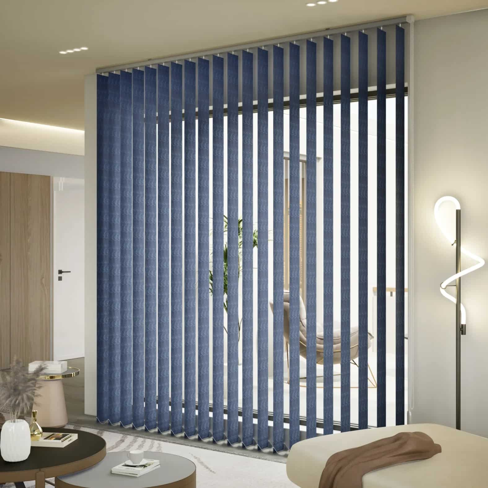 127mm Tissue Vertical Blinds