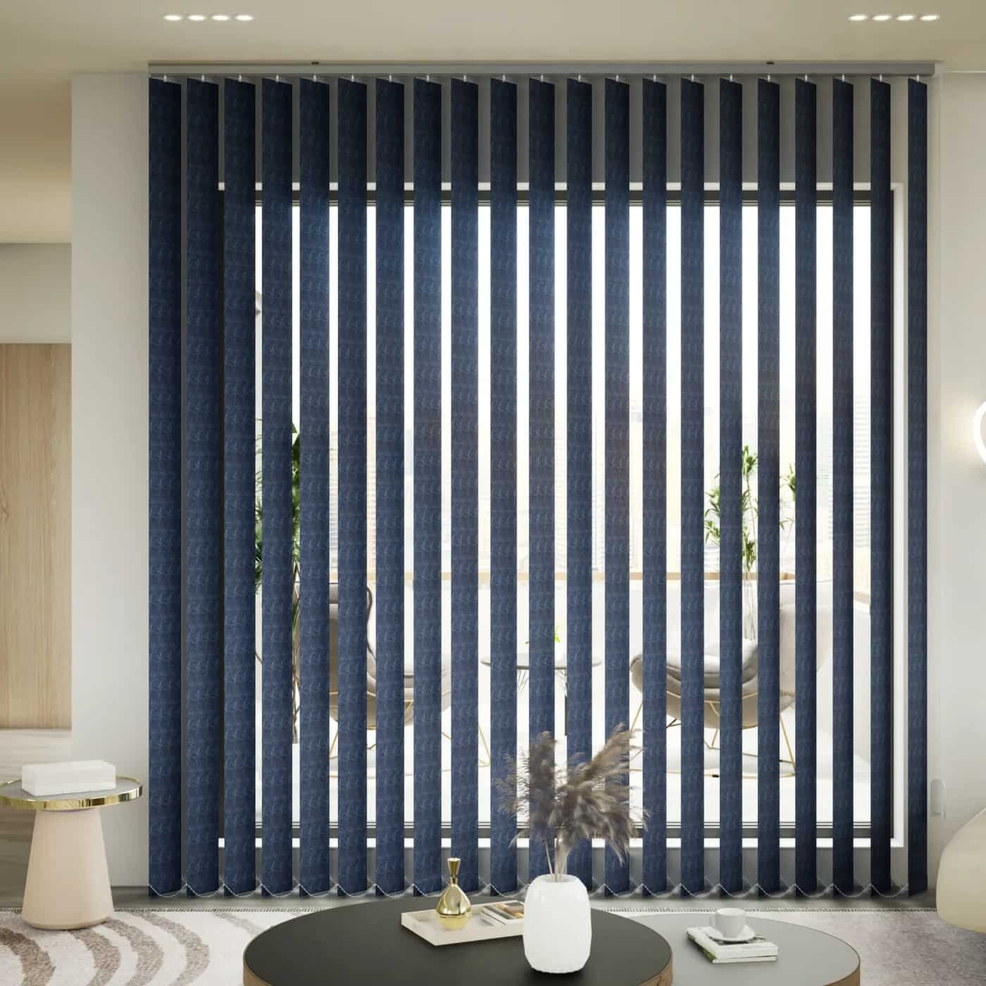 127mm Tissue Vertical Blinds