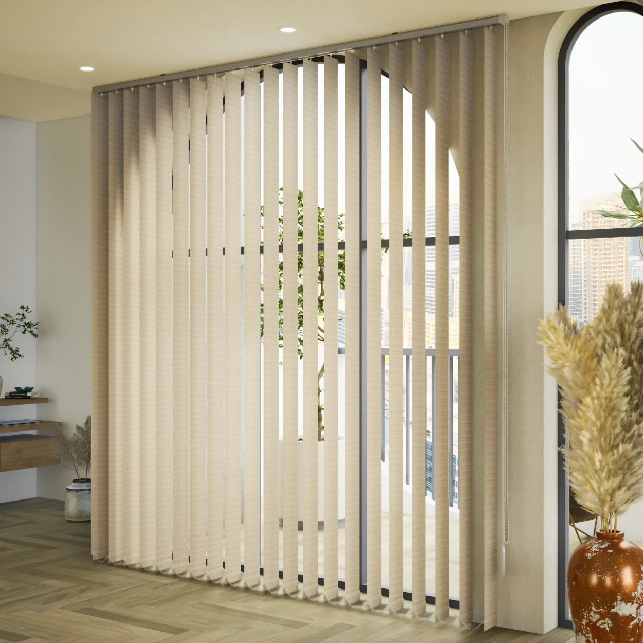 127mm Tissue Vertical Blinds