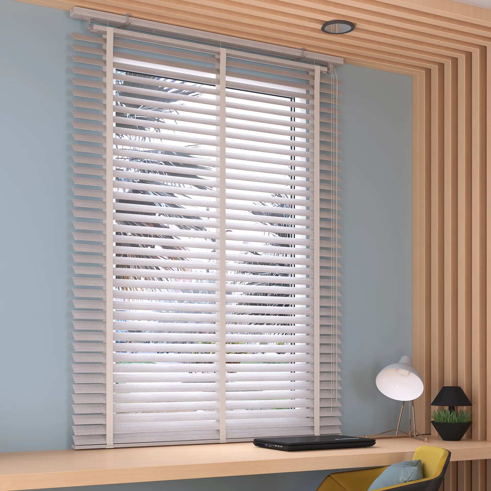 50mm Vintage Wooden Venetian Blinds