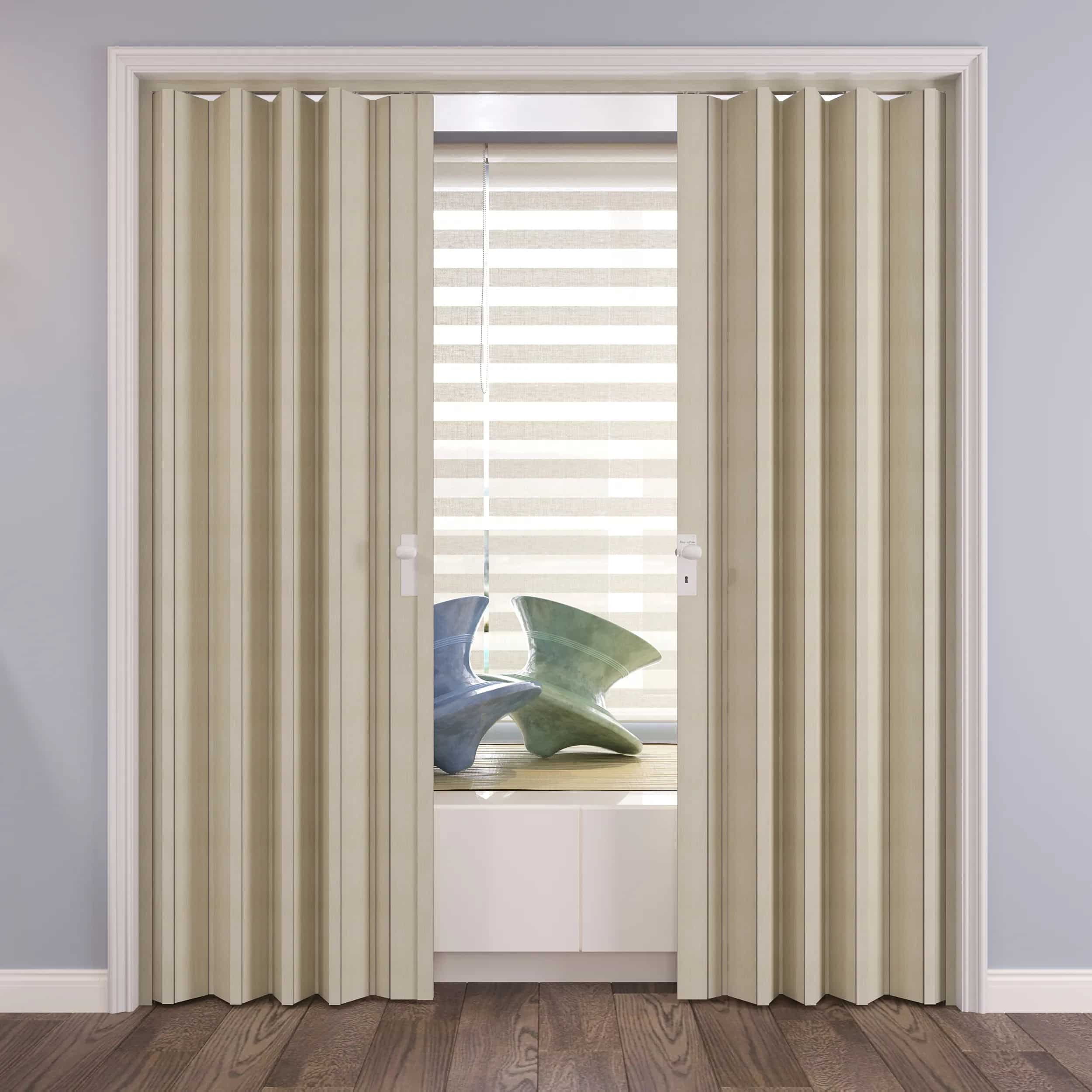 Wood-look Folding Doors