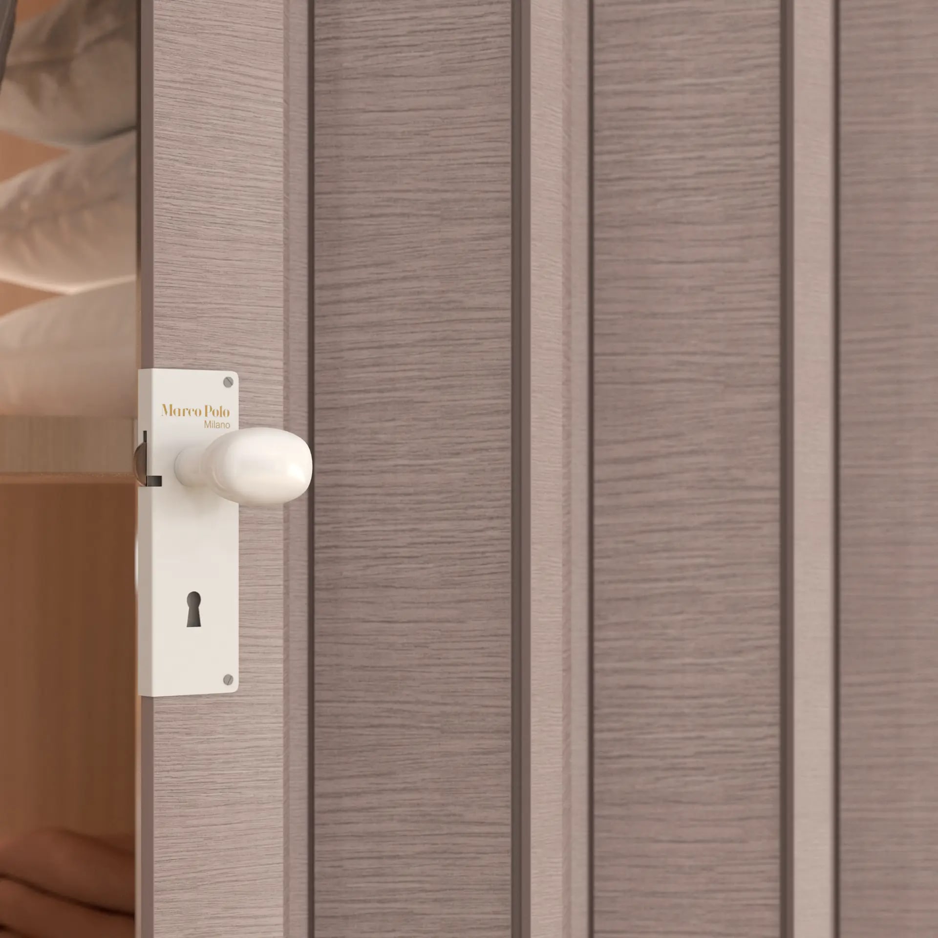 Wood-look Folding Doors