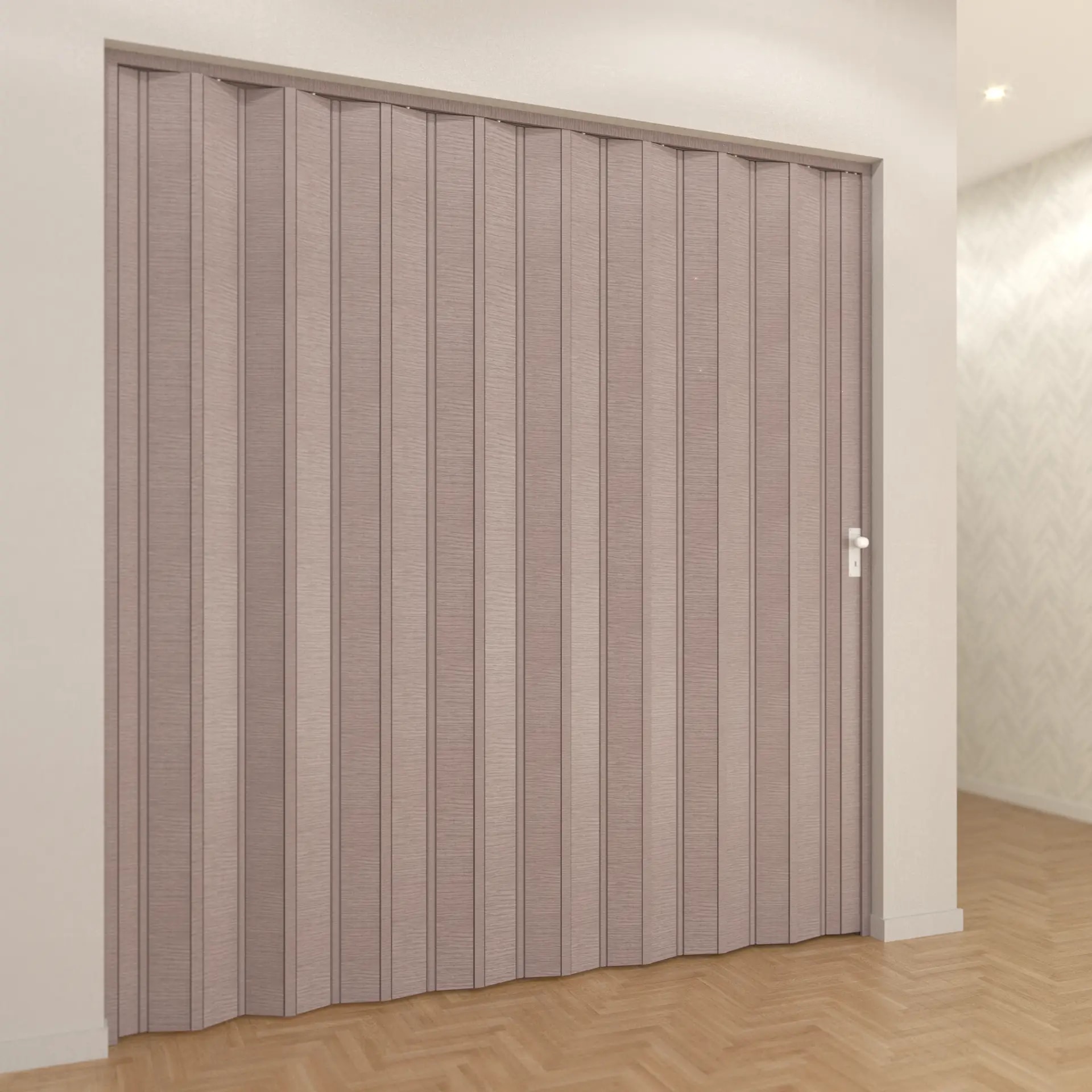 Wood-look Folding Doors